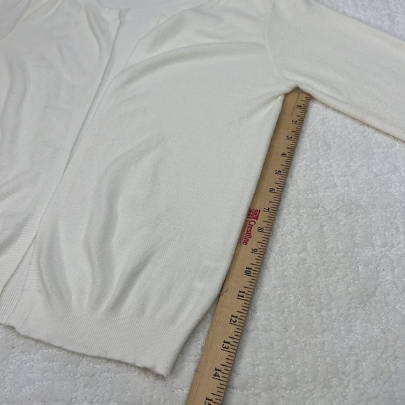 Kancy Kole ivory open front long sleeve super soft cardigan medium - Picture 12 of 12